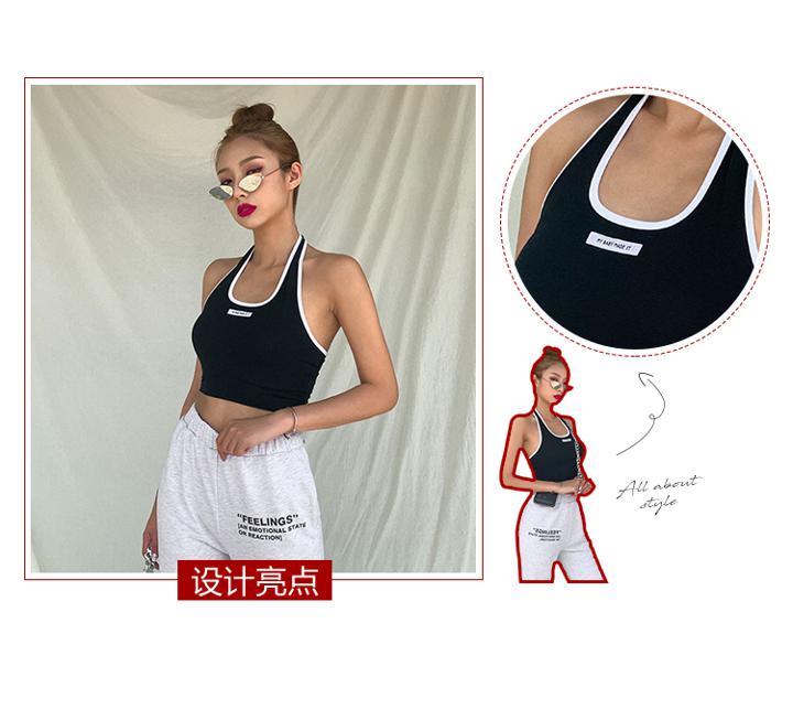 楽天市場】ホルターネックタンクトップ トップス タンクトップ ハイ