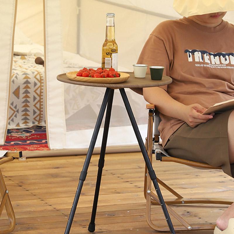 楽天市場】Z-Pearlキャンプ テーブル 丸 三脚 テーブル サイドテーブル