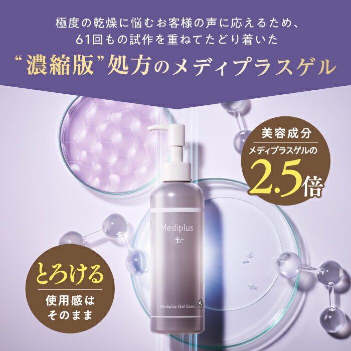 楽天市場】【公式】メディプラスゲルコンク 180g (約2ヶ月分) |乾燥肌