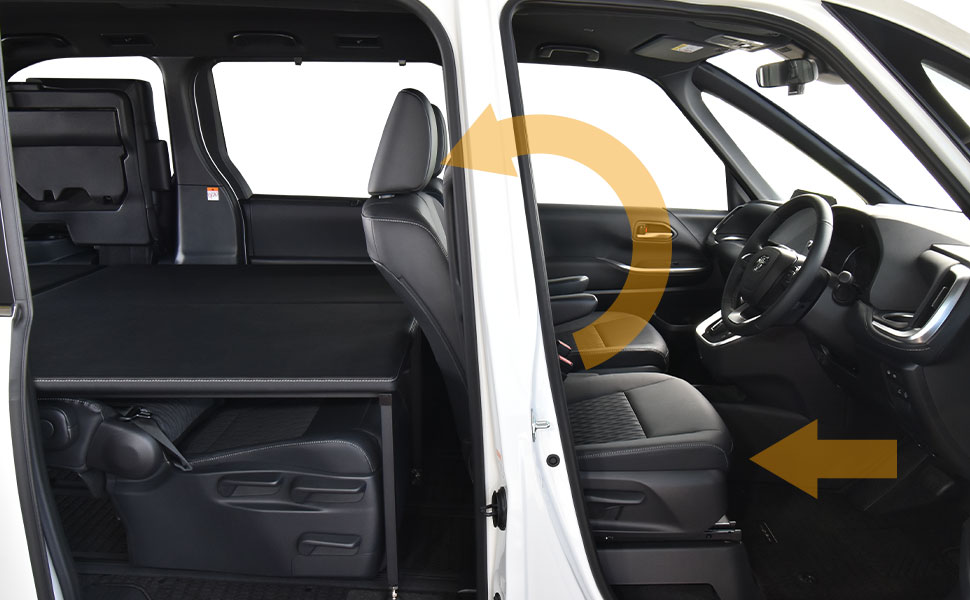 楽天市場】 90系 ヴォクシー m.flat 4分割タイプ ベッドキット 難燃