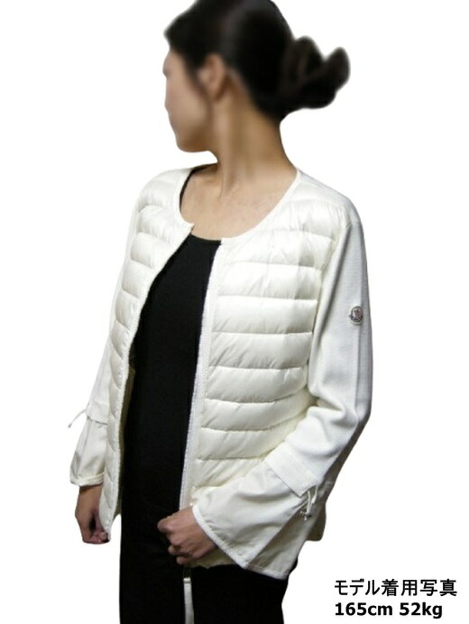 楽天市場】【MONCLER/モンクレール/ニット切替ライトダウンジャケット