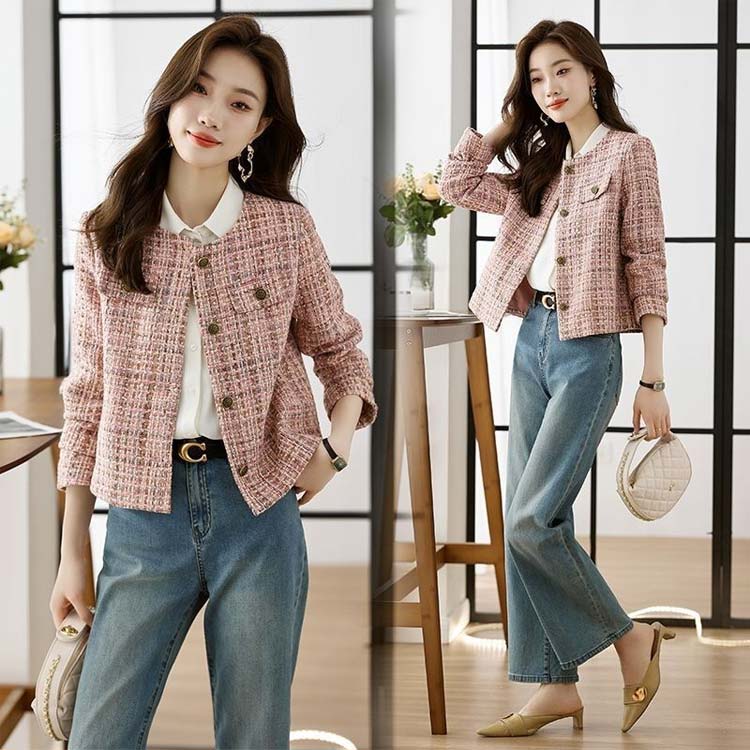 楽天市場】ツイード ジャケット ノーカラージャケット 卒園式