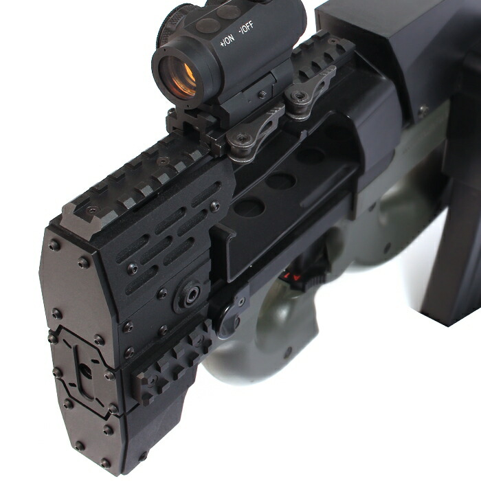 楽天市場】ライラクス NITRO.Vo P90アーマードレイルシステム エアガン