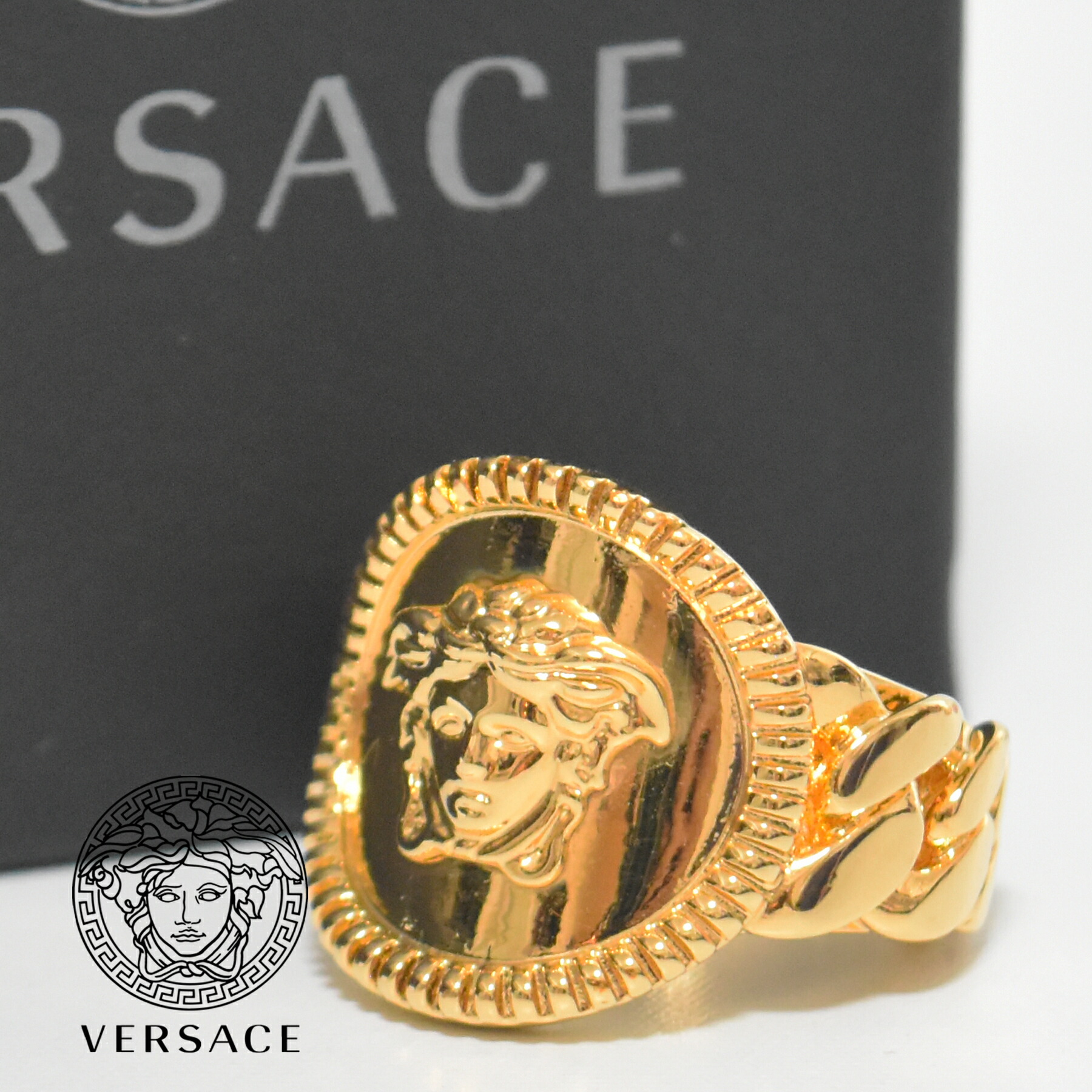 楽天市場】ヴェルサーチ 指輪 リング VERSACE メンズ 太め ブランド