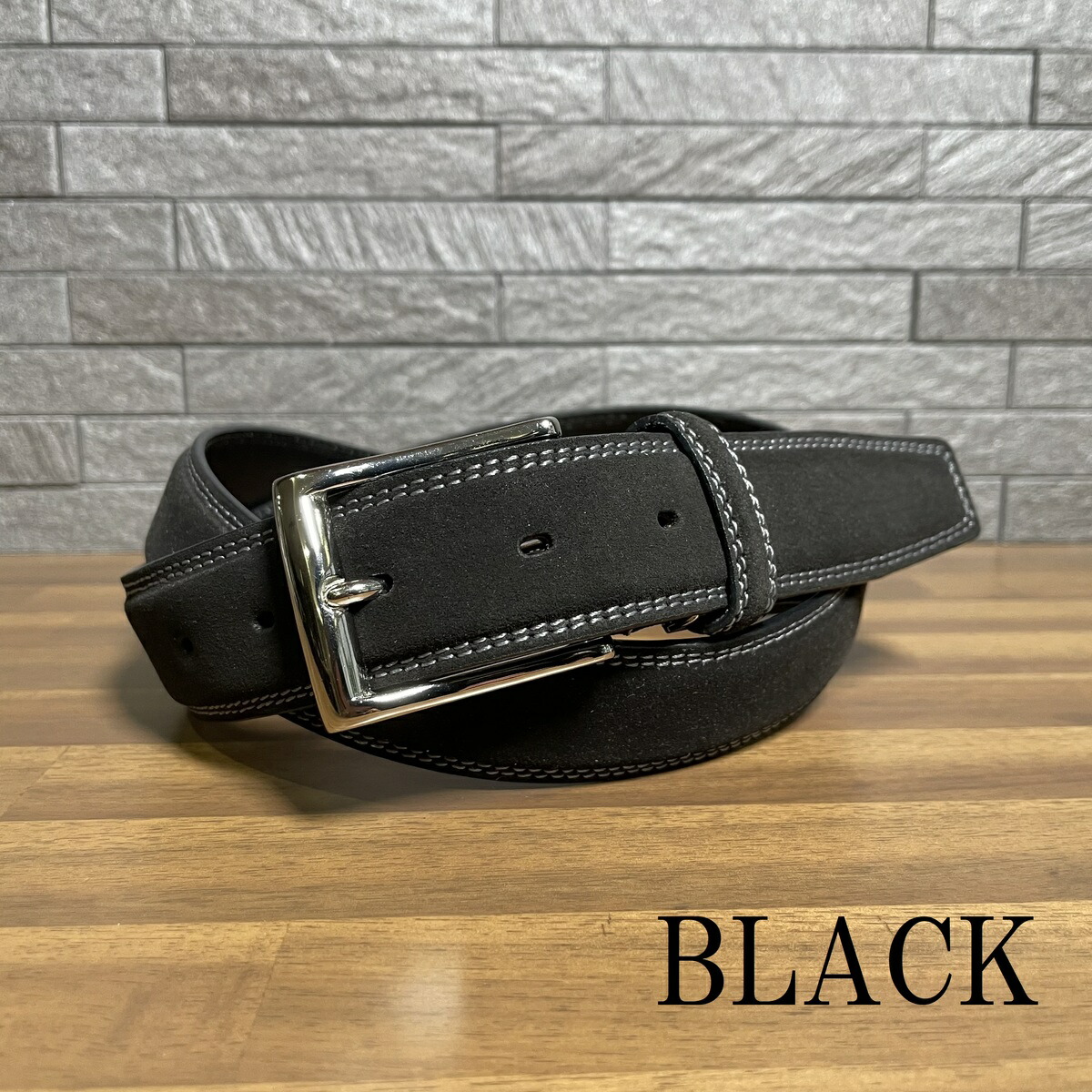 楽天市場】【チャールズ・F・ステッド Wステッチスエードベルト