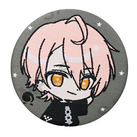 楽天市場】送料無料 カラフルピーチ 刺繍缶バッジ うり 単品 からぴち