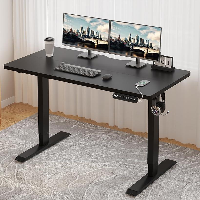 楽天市場】昇降デスク パソコンデスク 電動昇降式デスク 天板幅110CMx