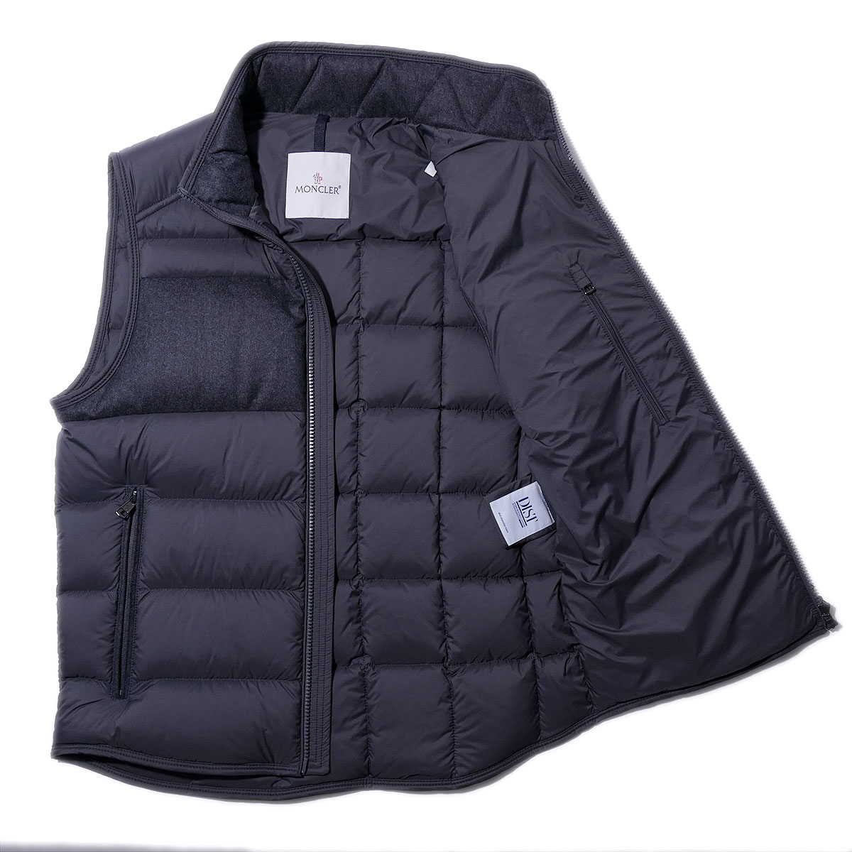 楽天市場】【30%OFF】モンクレール ダウンベスト ESTAGNOUS 927グレー