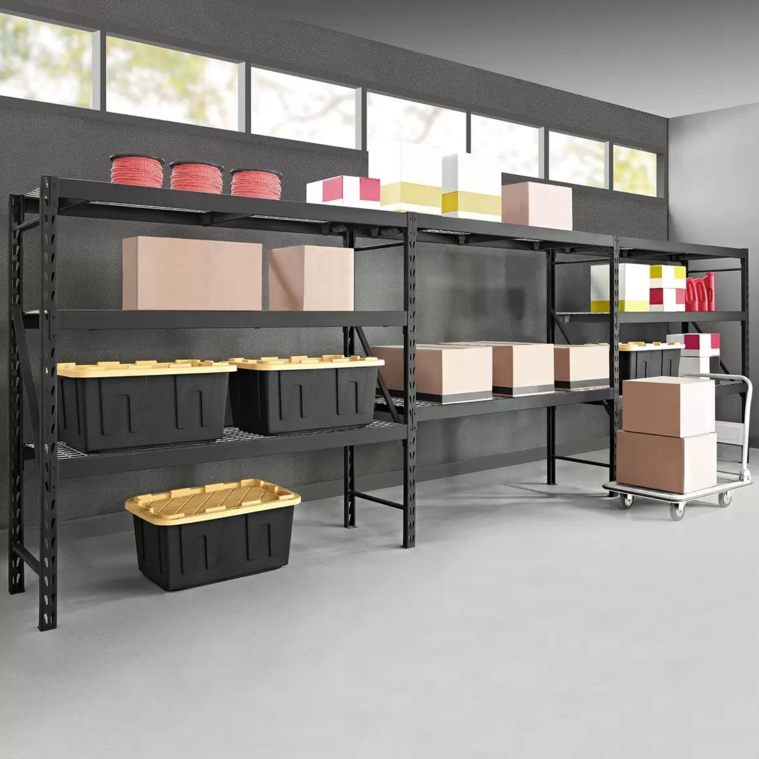 楽天市場】◎ゴリララック 4段 スチールラック 個人宅配送は別ページに