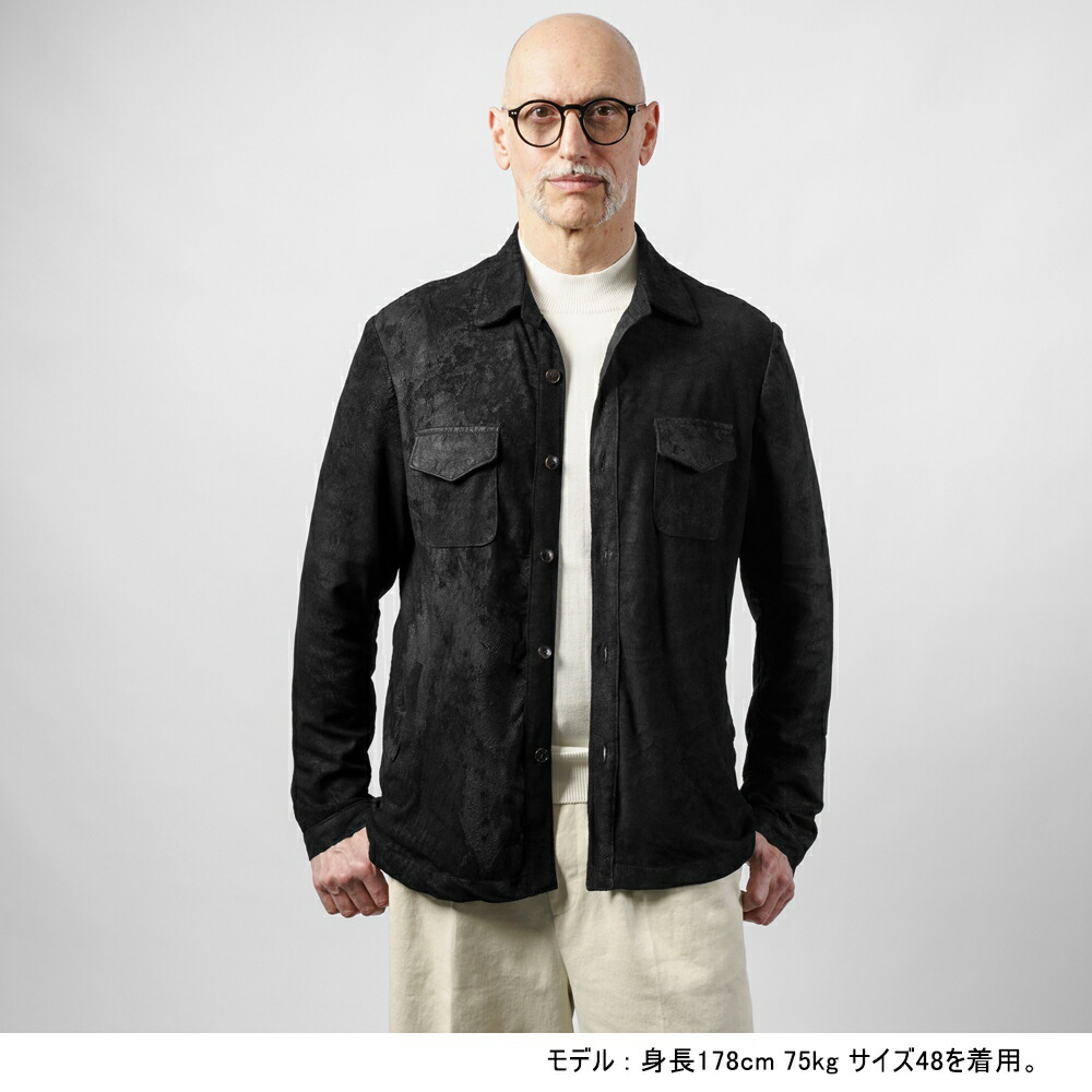 楽天市場】ダクテ DACUTE レザーシャツ ブラスター加工 M2024 本革