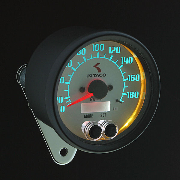 楽天市場】キタコ KITACO 752-0710010 電気式スピードメーター φ80