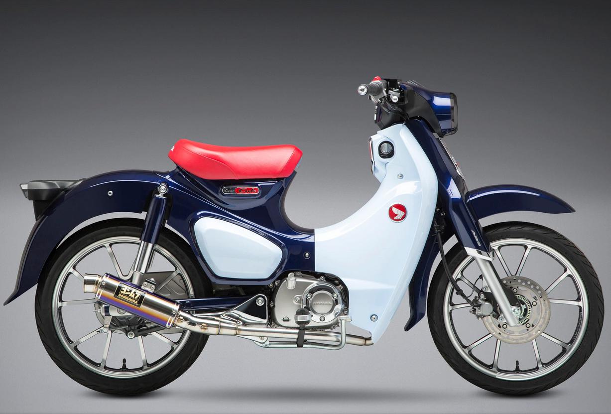 楽天市場】スーパーカブ C125 フルエキ GPマグナム マフラーチタン