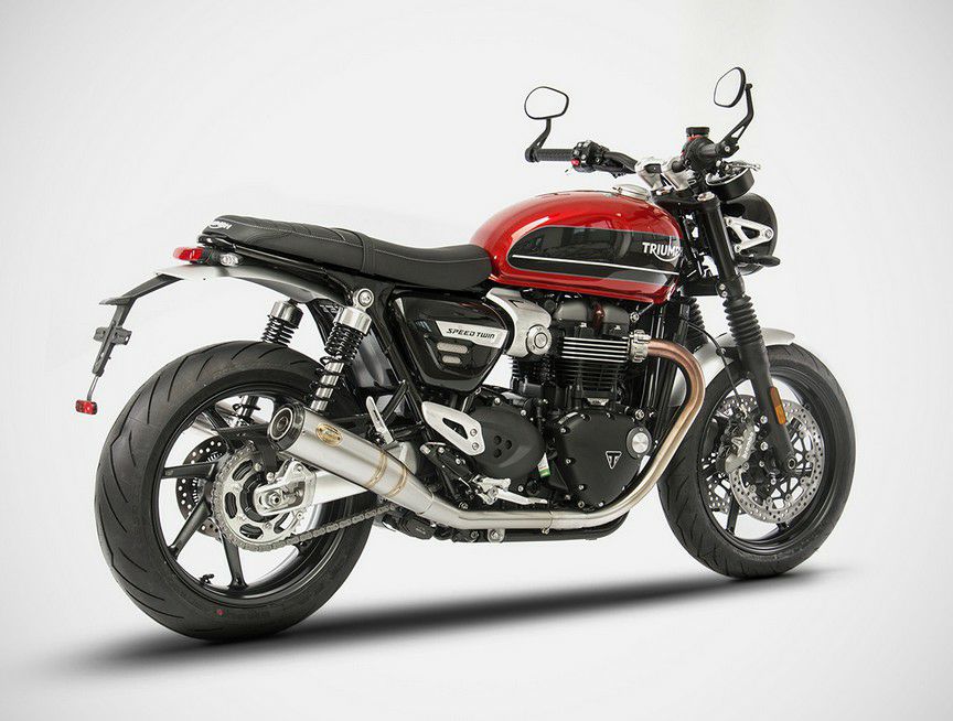 楽天市場】スピードツイン1200 スラクストン1200 スリップオンマフラー