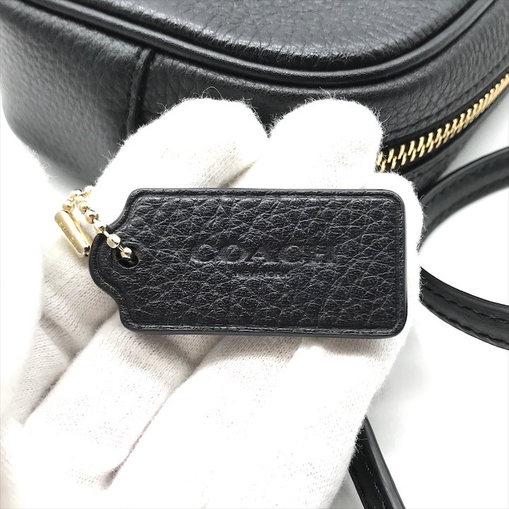 楽天市場】【中古】美品 COACH コーチ レザー 2WAY ウエストポーチ