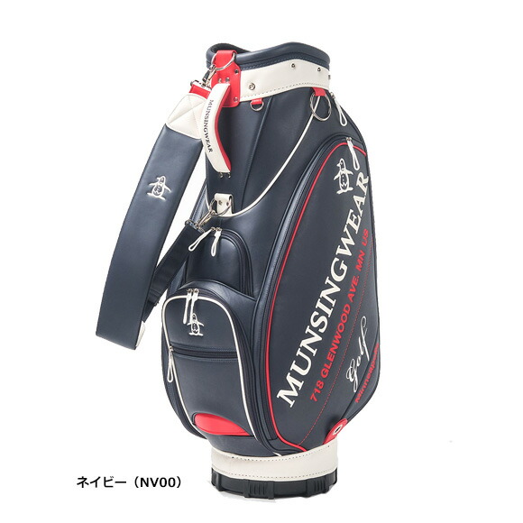 希少品MUNSINGWEAR マンシングウェア キャスター付きキャディバッグ