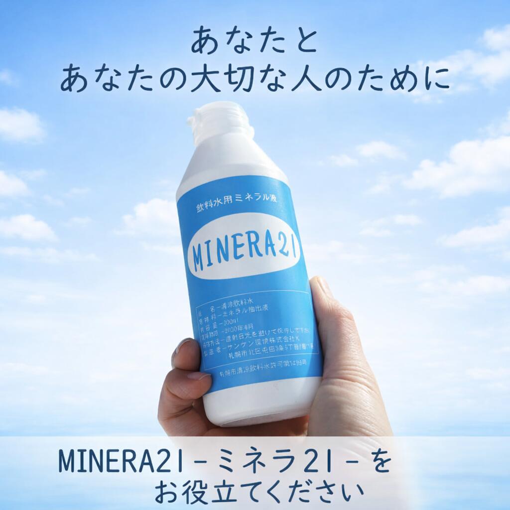 楽天市場】MINERA21 300ml サンケン 正規代理店 ミネラル 原液ミネラ21