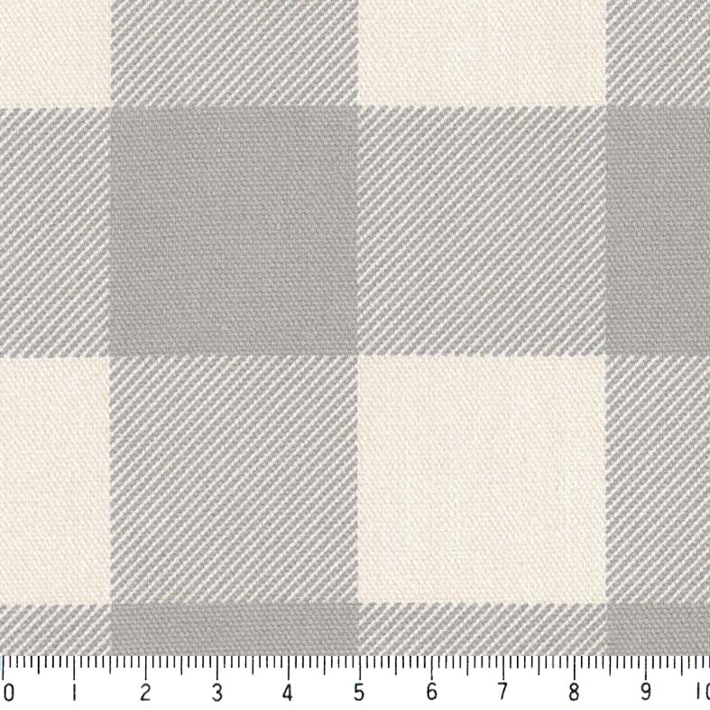 楽天市場】35ミリ ブロックチェック 7875-36 ライトグレー 大きな
