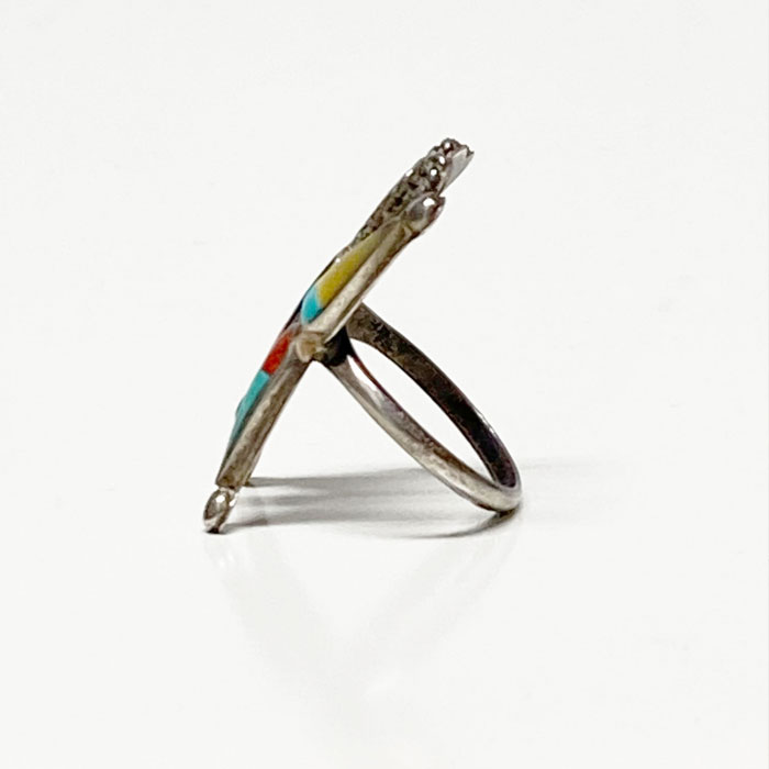 楽天市場】ヴィンテージ インディアンジュエリー ズニ族 インレイ