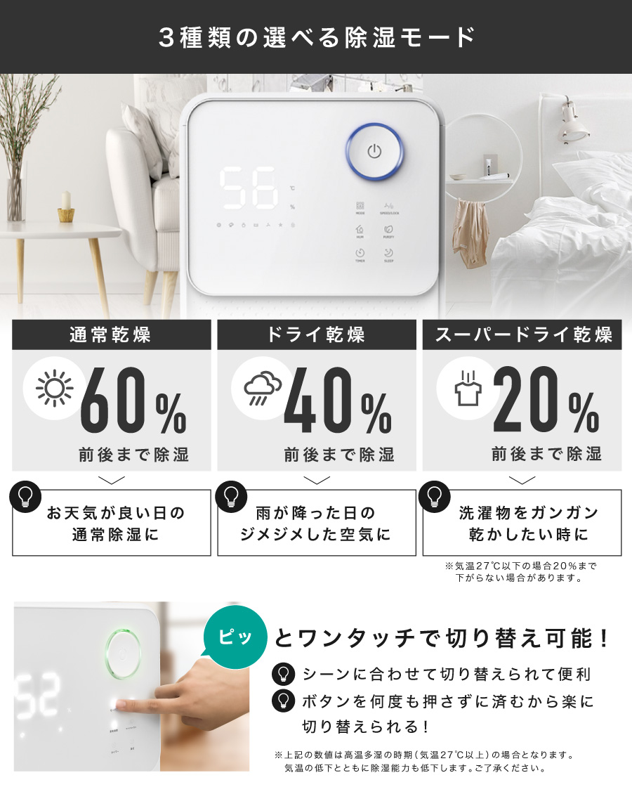 楽天市場】【SALE：スーパーセール限定価格☆2000円OFF】除湿機