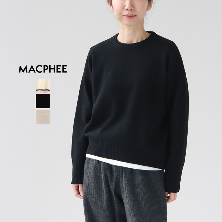 楽天市場】MACPHEE マカフィー｜NZ LAMBS クルーネックプルオーバー 12