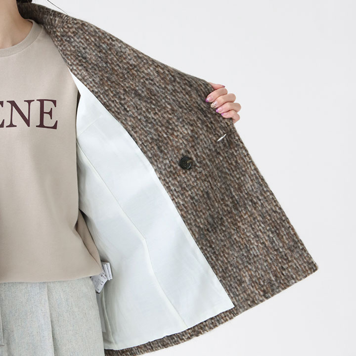 楽天市場】MACPHEE(マカフィー) モヘヤミックスシャギー ダブル