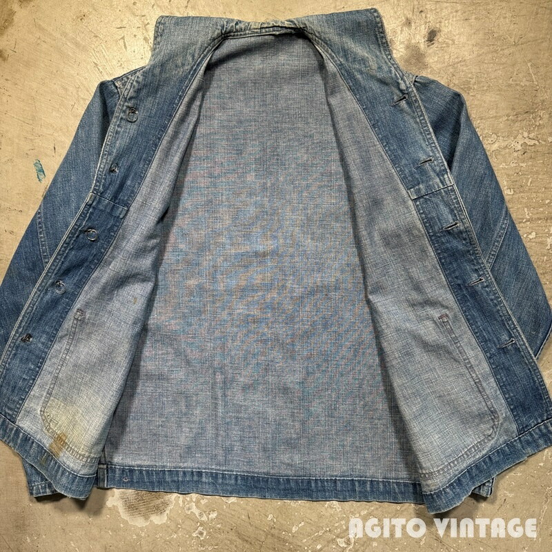 楽天市場】U.S.NAVY 40's USN ショールカラーデニムカバーオール