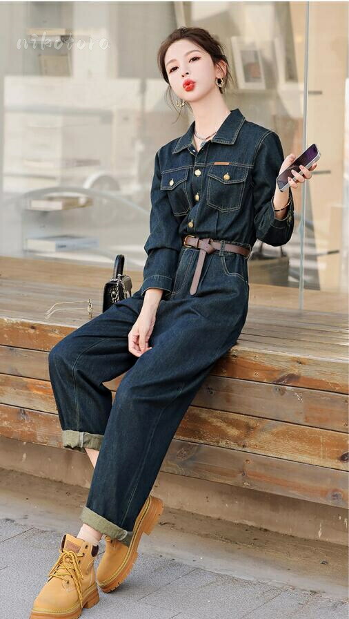 楽天市場】オールインワン つなぎ レディース 春秋 新品 20代30代40代