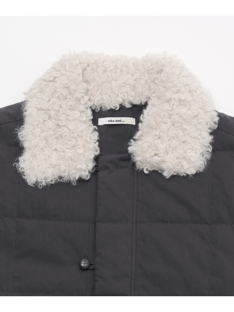 楽天市場】【SALE／50%OFF】スクエアキルティングベスト niko and