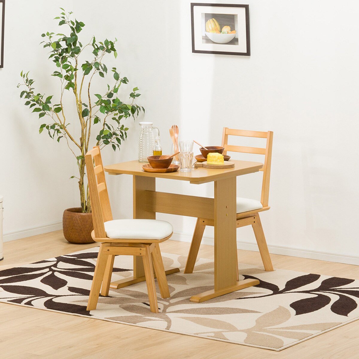 楽天市場】[幅54.6cm] 回転式ダイニングチェア (ロピア2) ダイニング