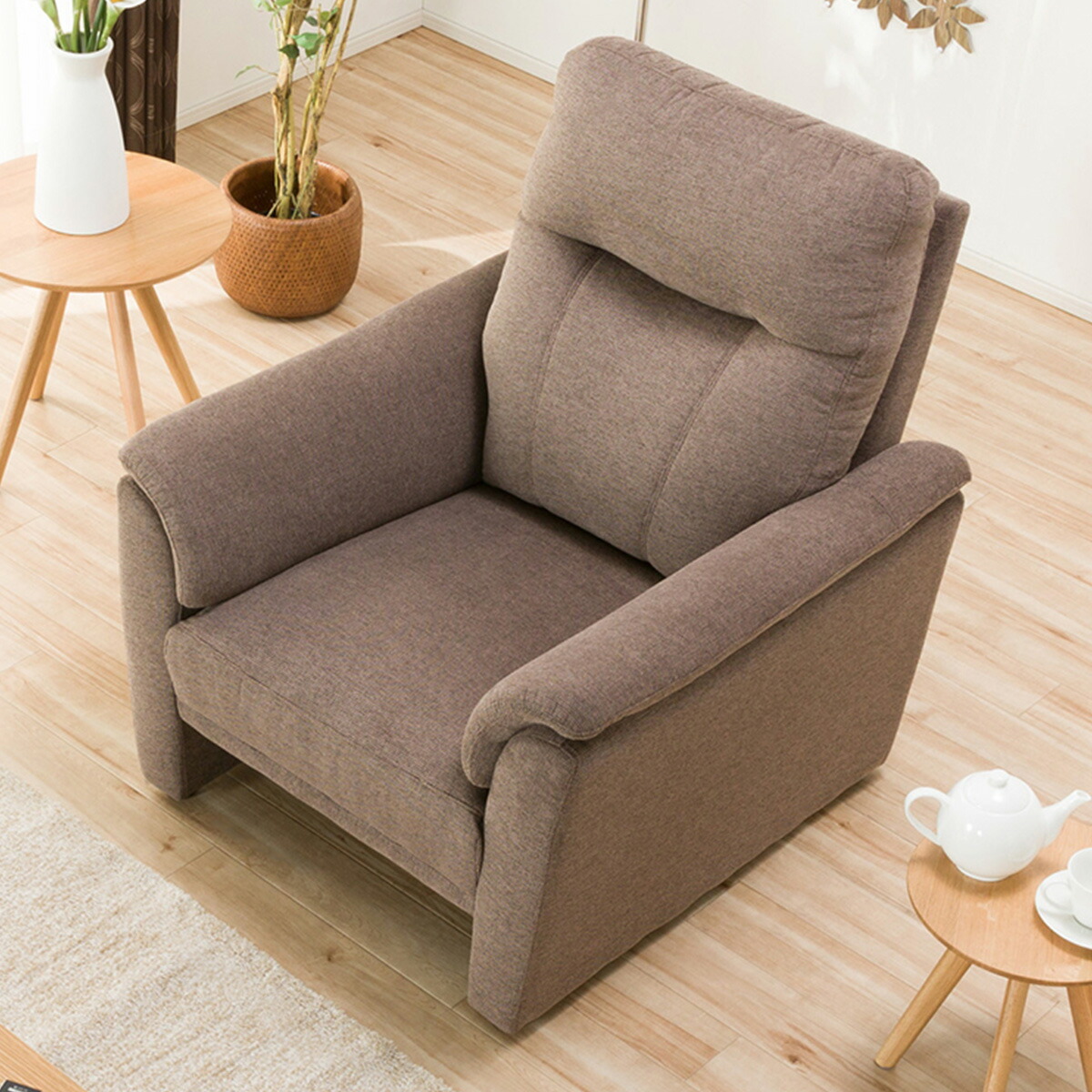 楽天市場】1人掛け 布張りソファ (ナルタ 布KD) ニトリ 【配送員設置