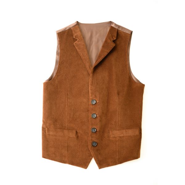 楽天市場】【送料無料】ベロアスリーピーススーツ茶（ブラウン