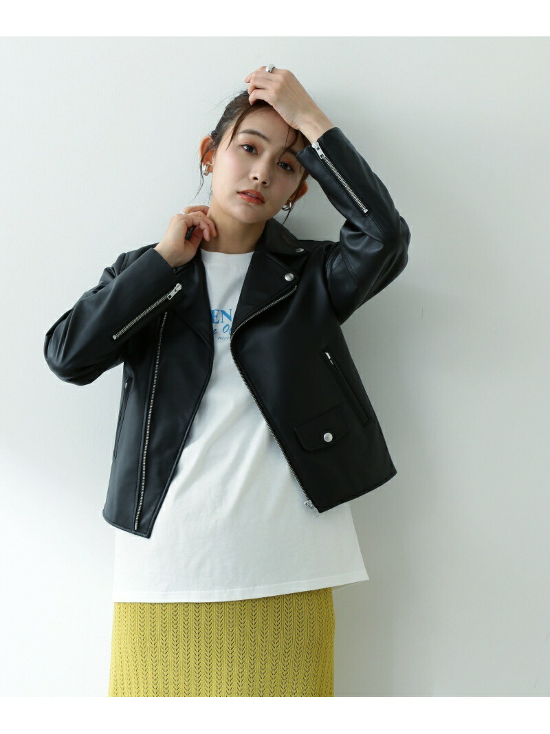 楽天市場】ラムレザーライダースジャケット《S Size Line》 N. Natural