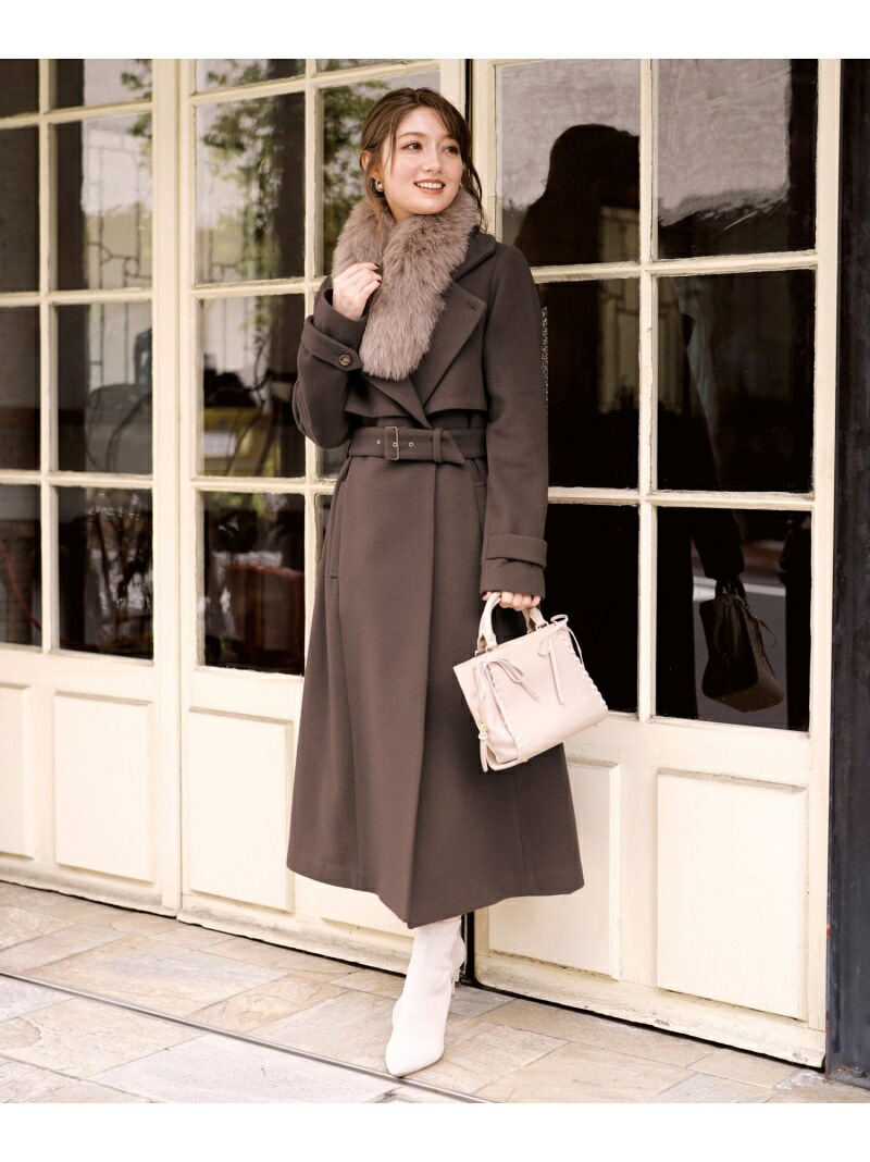 楽天市場】【SALE／70%OFF】2WAYカラーウールトレンチコート Noela