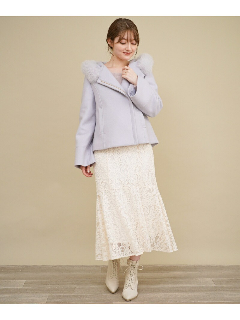 楽天市場】【SALE／80%OFF】ファー付ショート2WAYコート Noela ノエラ