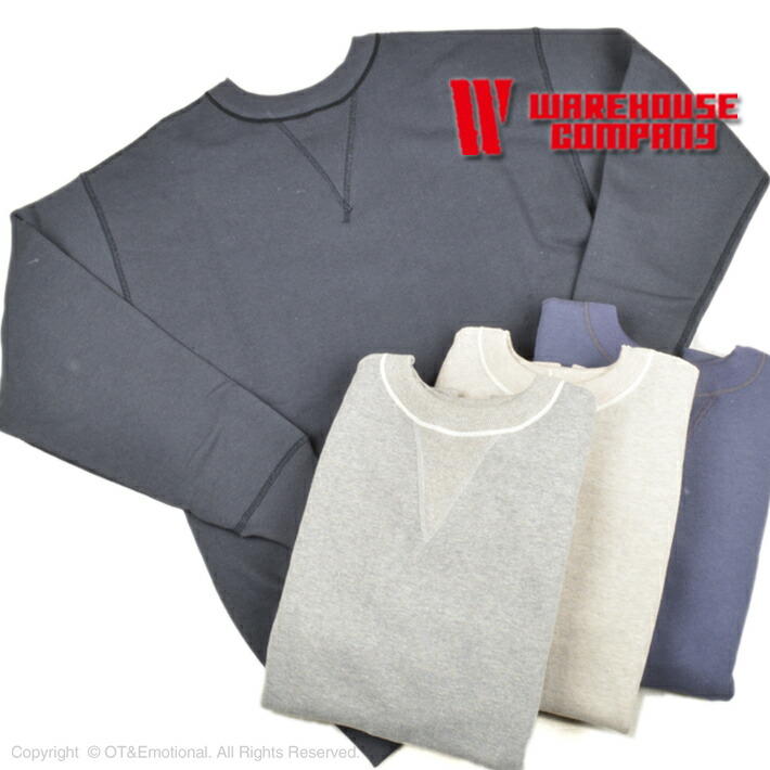楽天市場】ウエアハウス（WAREHOUSE）セットインスリーブスウェット