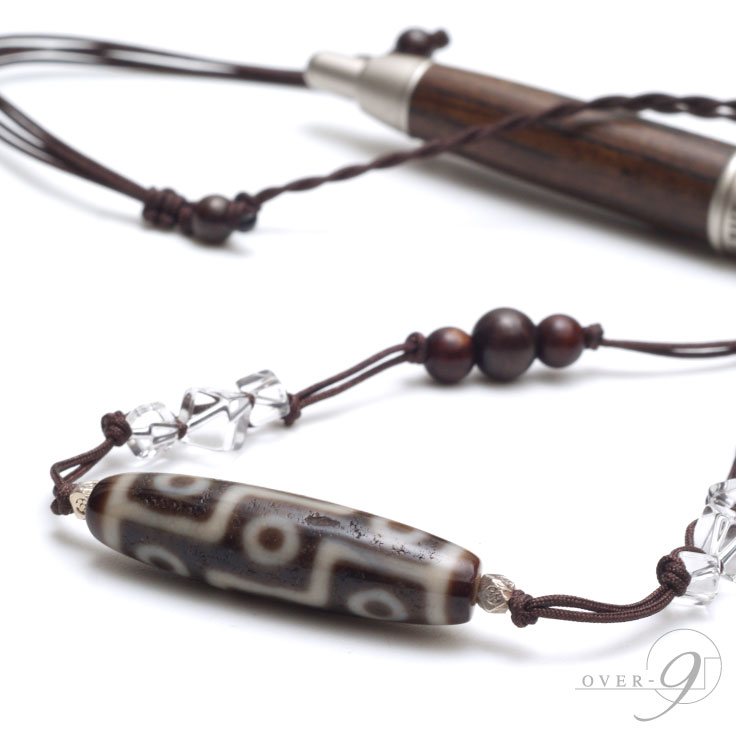 7 老礦天珠　特殊靠山地天珠　天珠　天然石　風水　占い　ブレスレット　ネックレス フルオーダーメイド 制作例 No.232 「 S様 ✻ 二十七眼天珠、九眼天珠