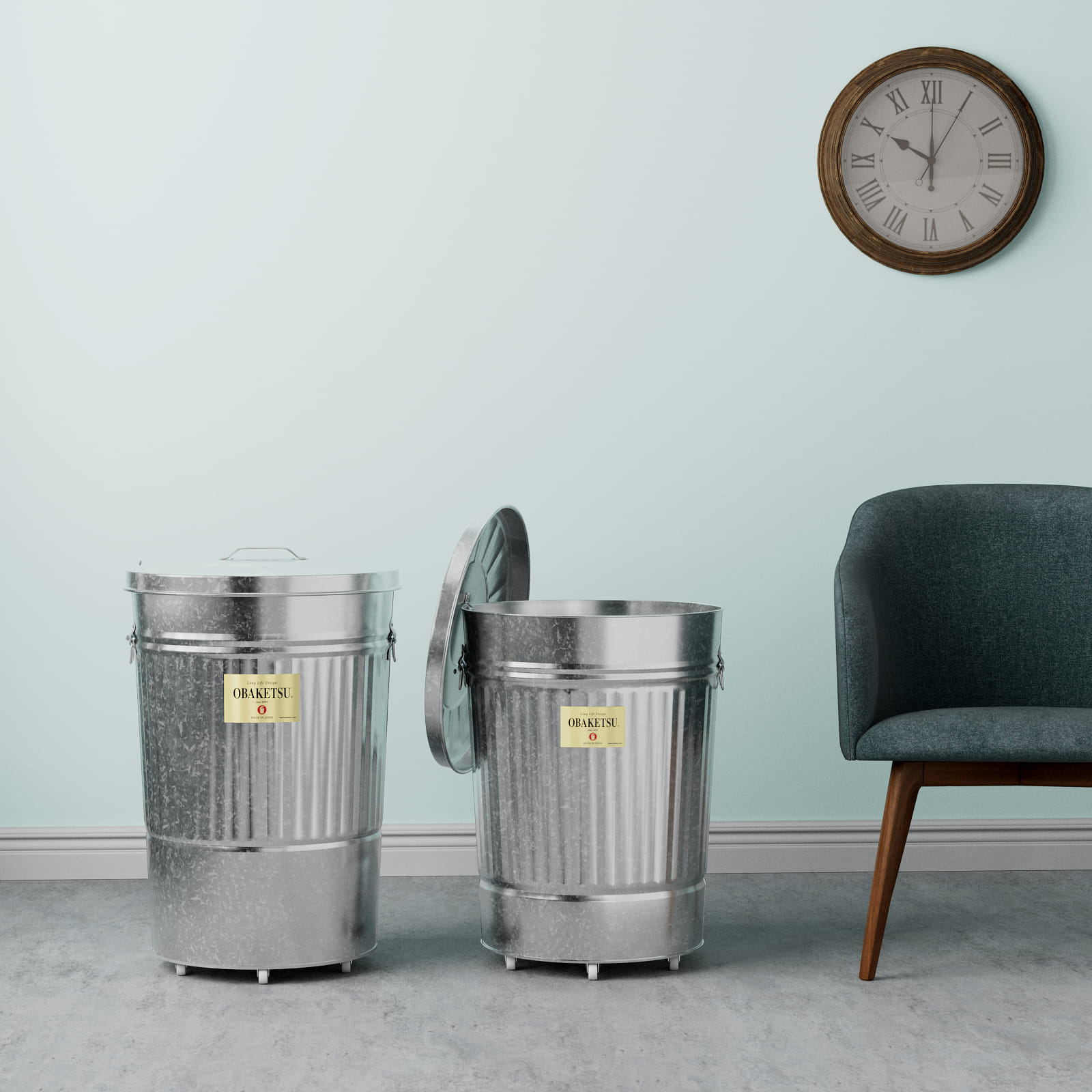 楽天市場】【メーカー公式直営店】OBAKETSU (オバケツ)ゴミ箱 60