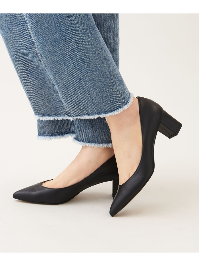 楽天市場】ポインテッドブロックヒール パンプス55↓↑ ODETTE E ODILE