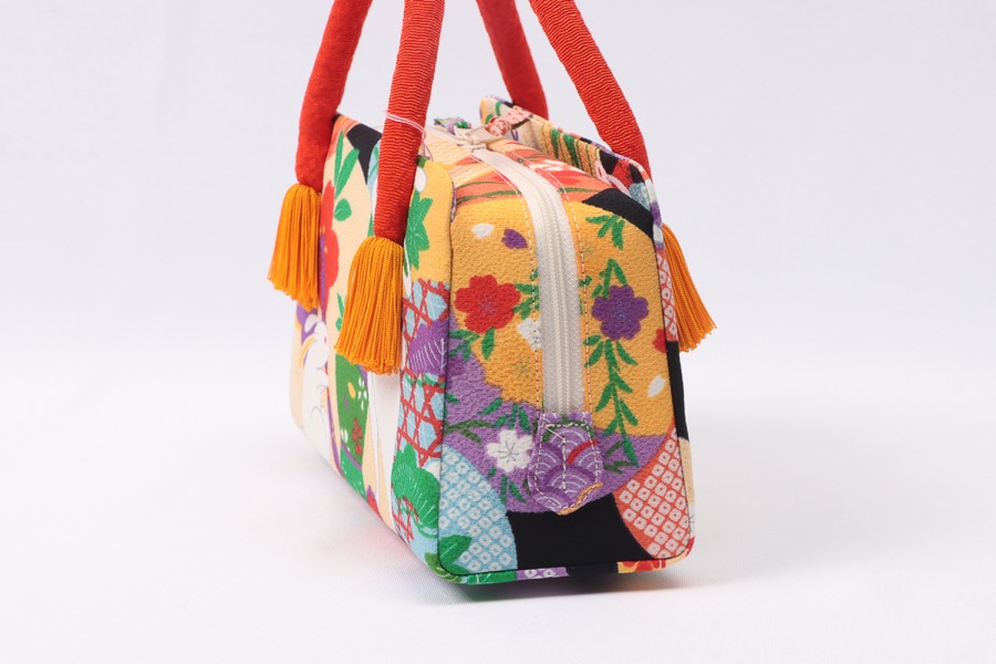 楽天市場】七五三 和装バック 正絹 うさぎ カラフル 着物 和装 3歳 7歳