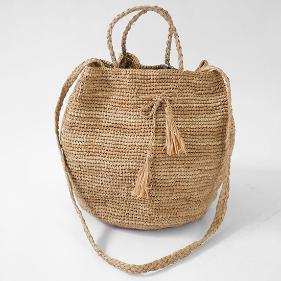 楽天市場】ノロ NORO SEAU SIMPLE ラフィア ショルダーバッグ《即日