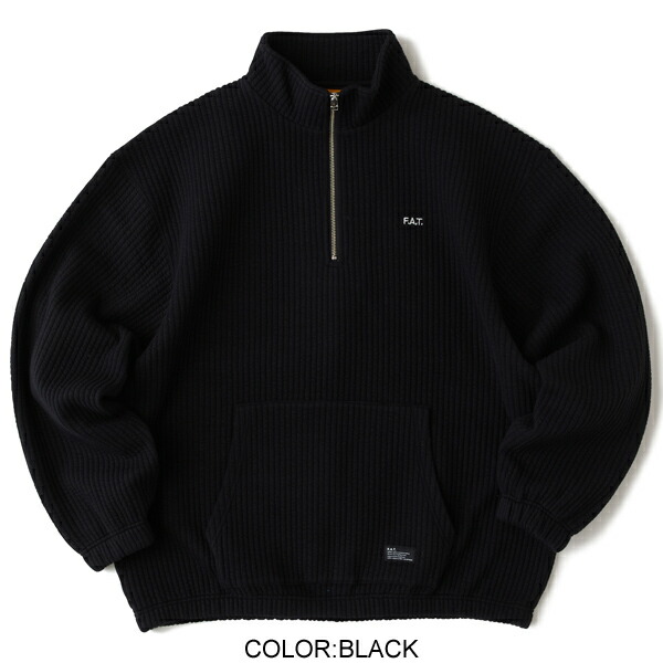 楽天市場】FAT エフエーティー QUILHALF ハーフジップスウェット