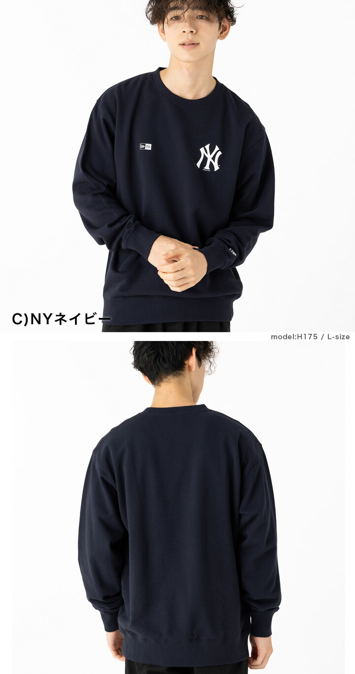 楽天市場】ニューエラ トレーナー NEW ERA クルーネック NY LA MLB