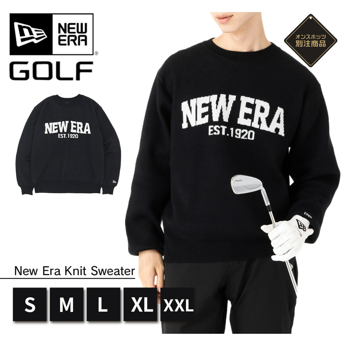 楽天市場】ニューエラ ゴルフ ウェア NEW ERA GOLF 長袖 セーター