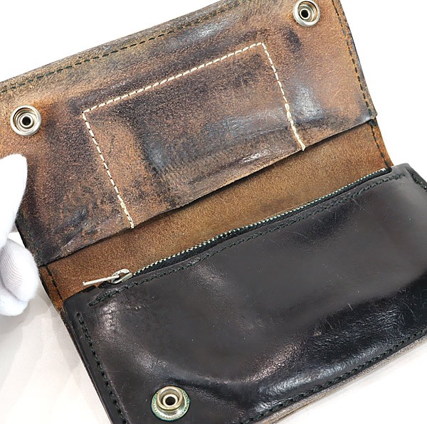 楽天市場】【広尾店】 ウルフズヘッド WOLF'S HEAD 長財布 スタッズ