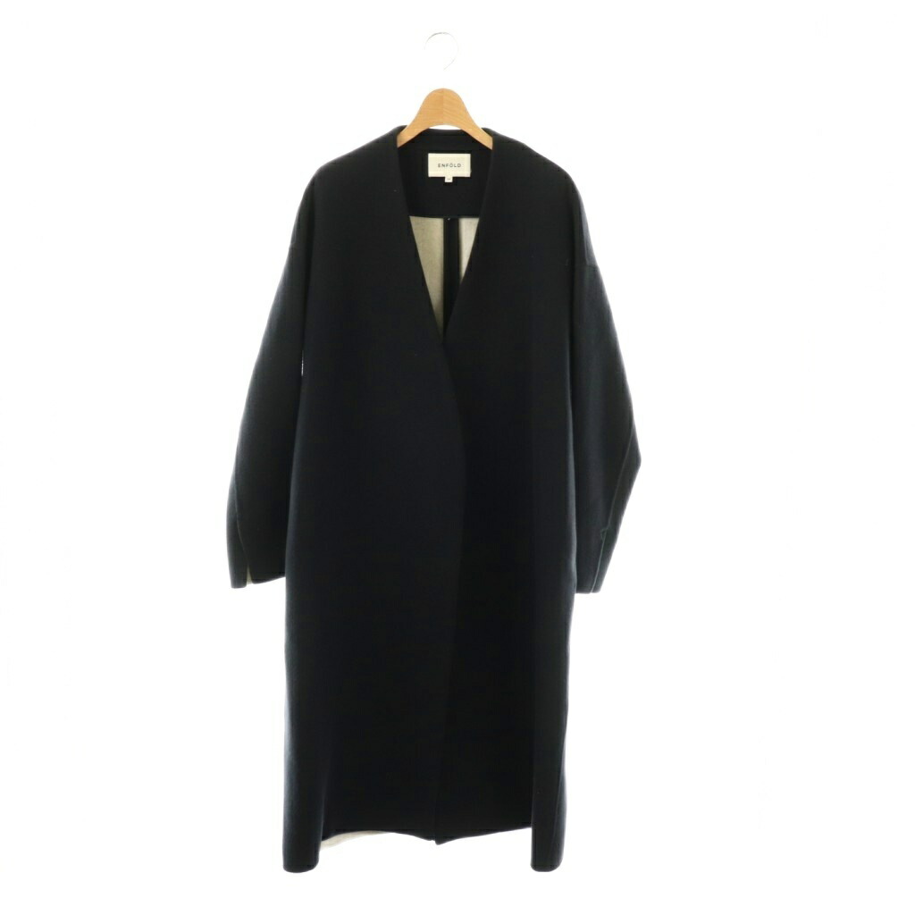 楽天市場】エンフォルド リバー ノーカラーコートの通販