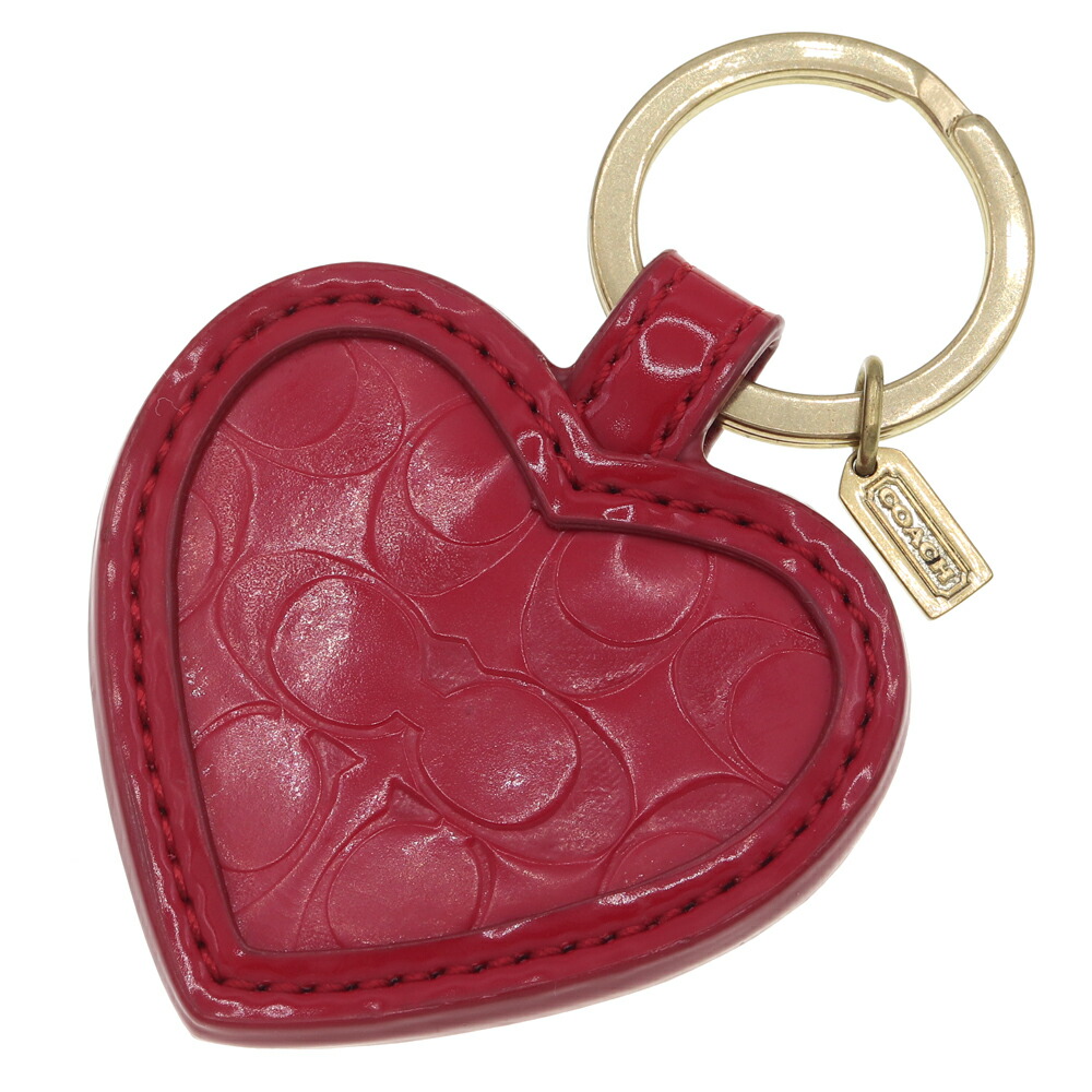 楽天市場】コーチ キーリング シグネチャー ハートモチーフ ミラー