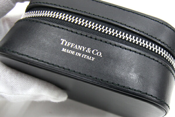 楽天市場】ティファニー ジュエリーケース ブラック レザー 中古 宝石