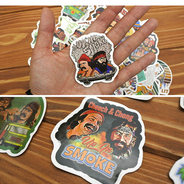 楽天市場】CHEECH & CHONG UP IN SMOKE ステッカー セット 55枚 シール