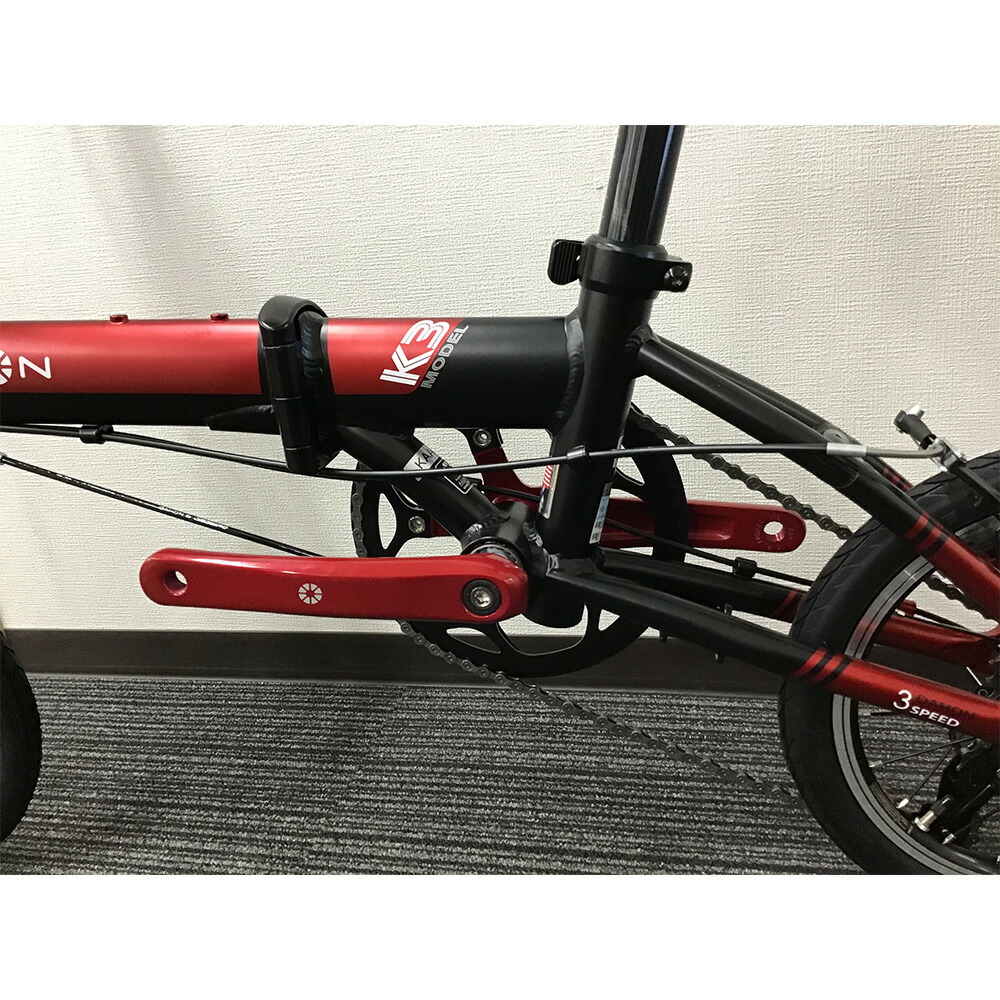 楽天市場】【台数限定】クランクカスタム DAHON ダホン K3 レッド