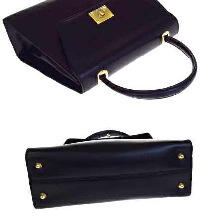 楽天市場】【中古】 バリー BALLY ハンドバッグ ターンロック ブラック